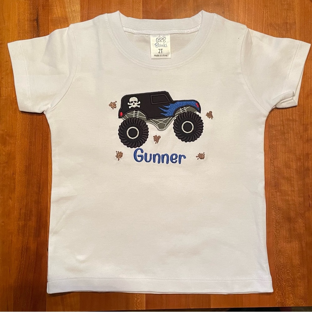 Boys T-shirt - Monster Truck - GUNNER - 2T - NEW w/o tag